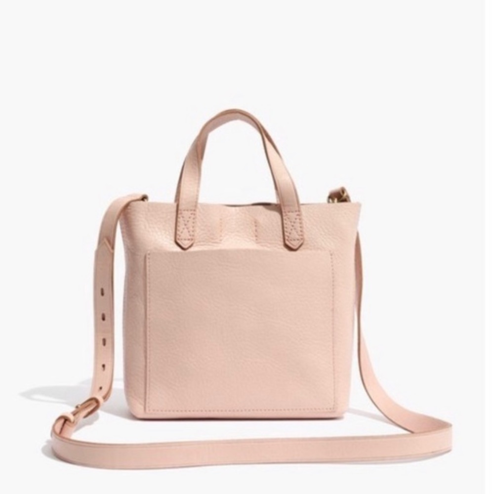 Madewell transport bag in light pink